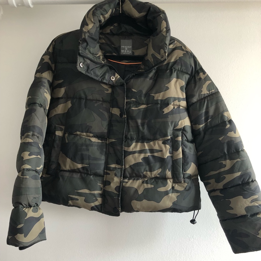 Camo Puffer Jacket